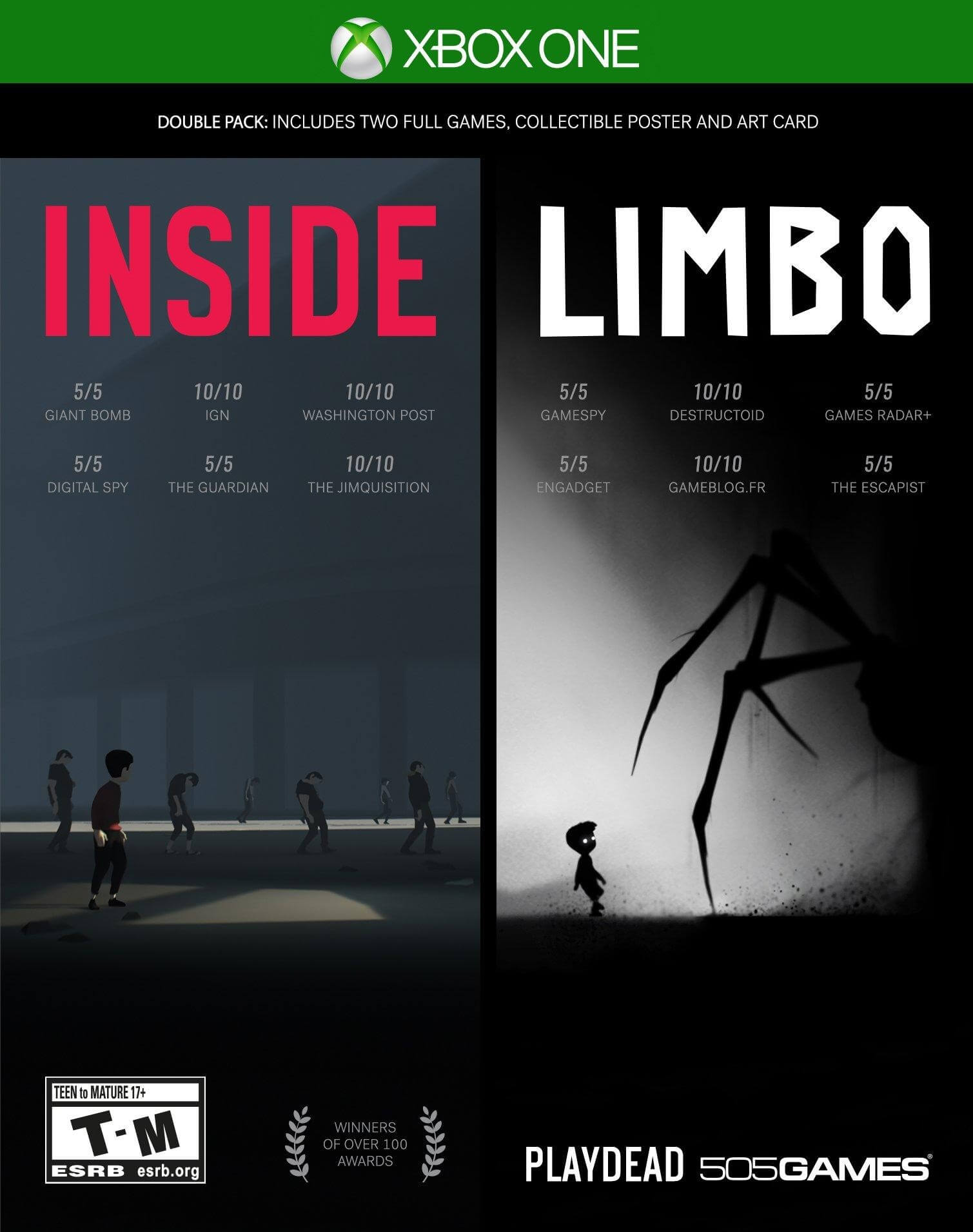 Купить 💎INSIDE &amp; LIMBO Bundle XBOX ONE КЛЮЧ🔑