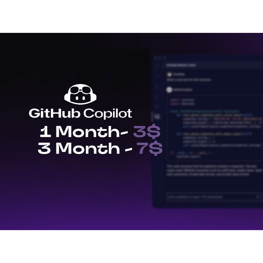 Купить 🌌Github Copilot Pro (Business)🌌1 месяц / 3 месяца🌌